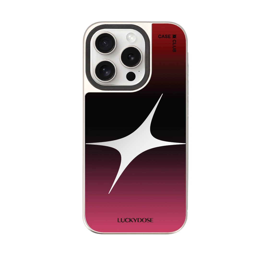 เคสกระจก iphone 15 pro magsafe luckydose สีมงคลวันพุธ (กลางคืน)